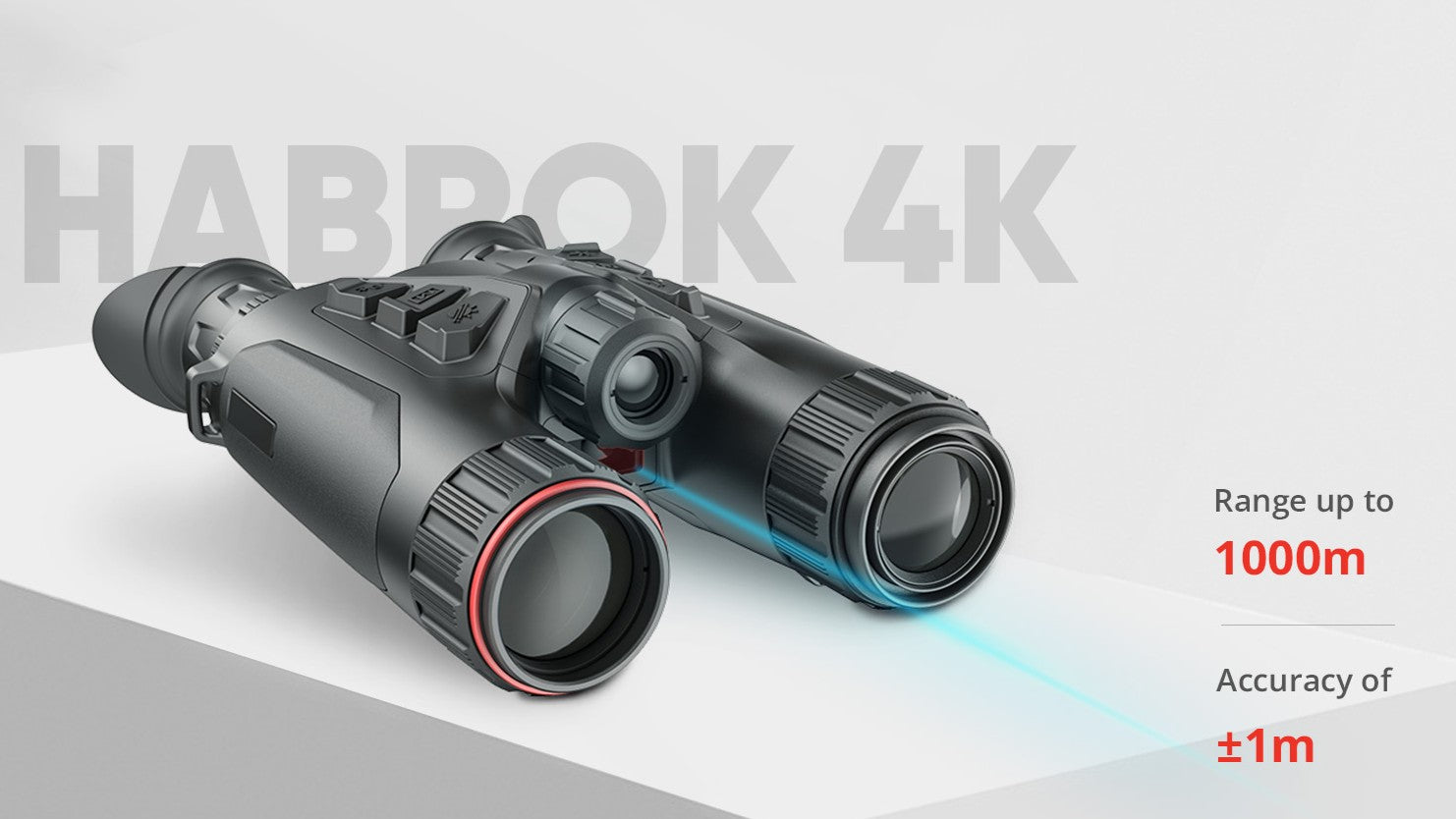 Built-in laser rangefinder